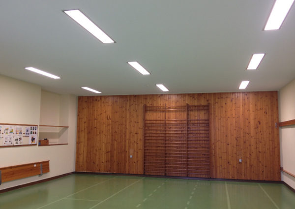 Plafond-tendu cours collectifs salle de sport