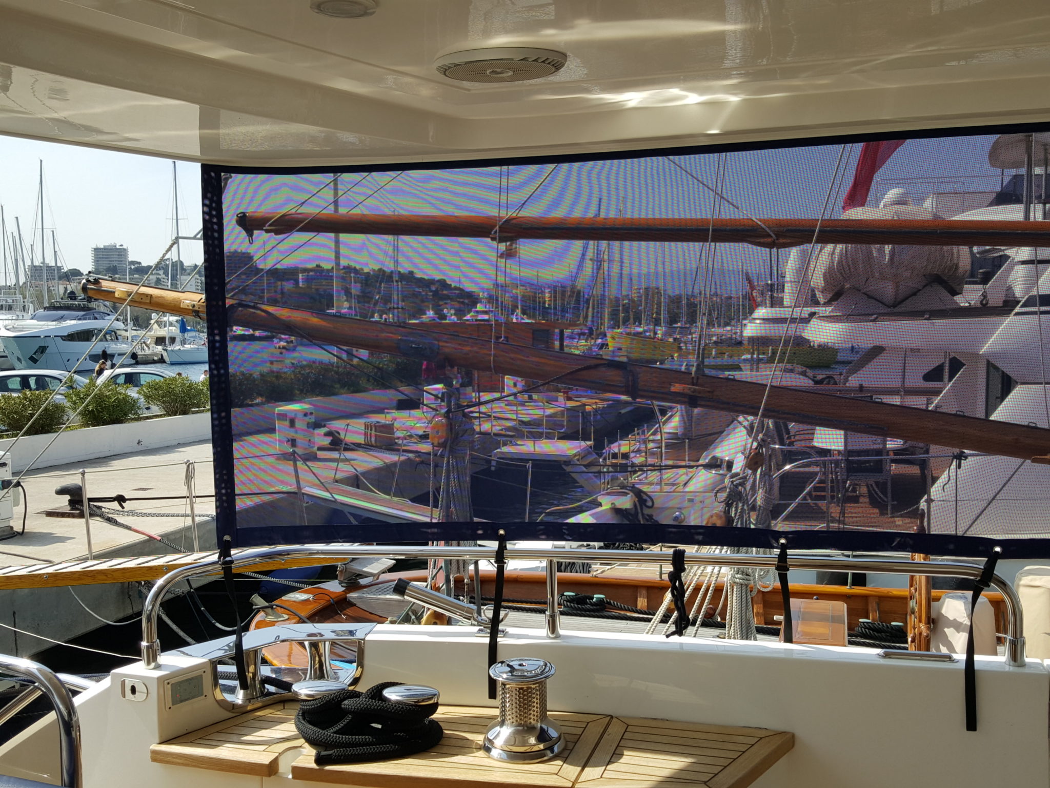 yacht mesh screen