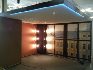 plafond acoustique lumineux